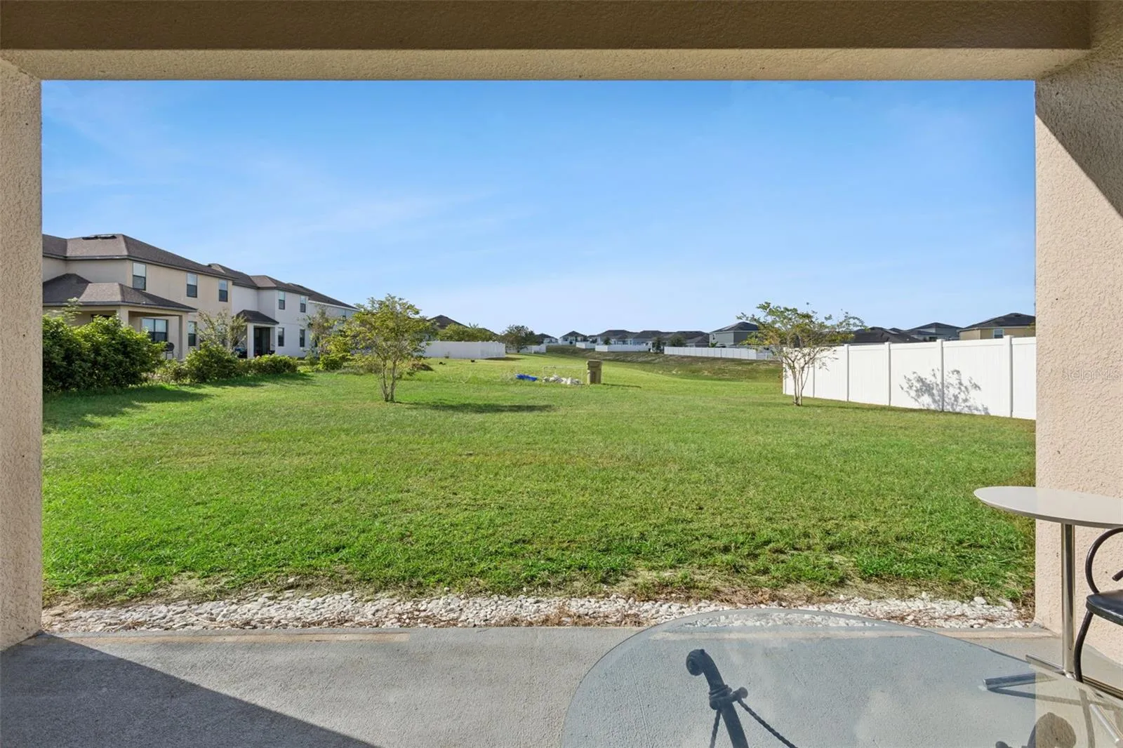 Huge backyard!
