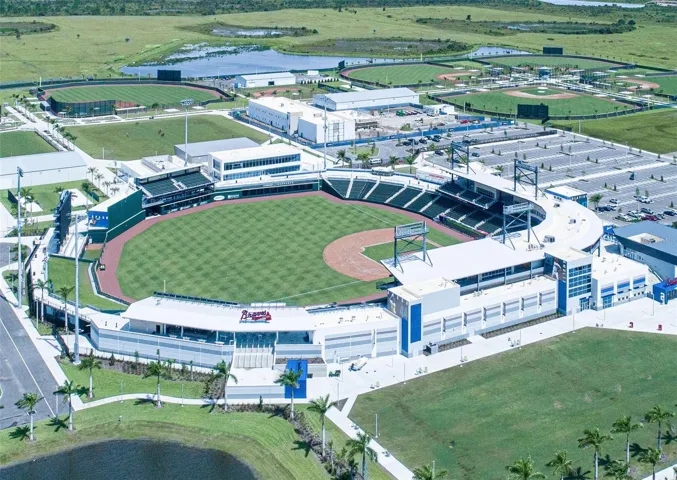 Cool Air Today stadium hosts the Atlanta Braves Spring training, along with events year round.