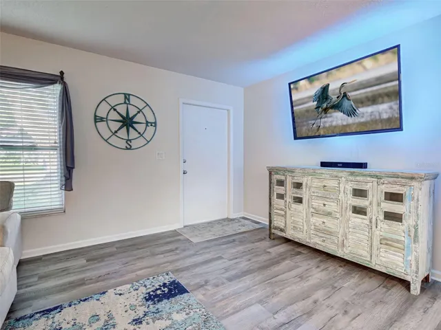 Watch a favorite movie or cheer on your team - plenty of room for a large TV in the living room.