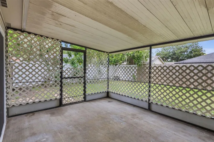 screened patio