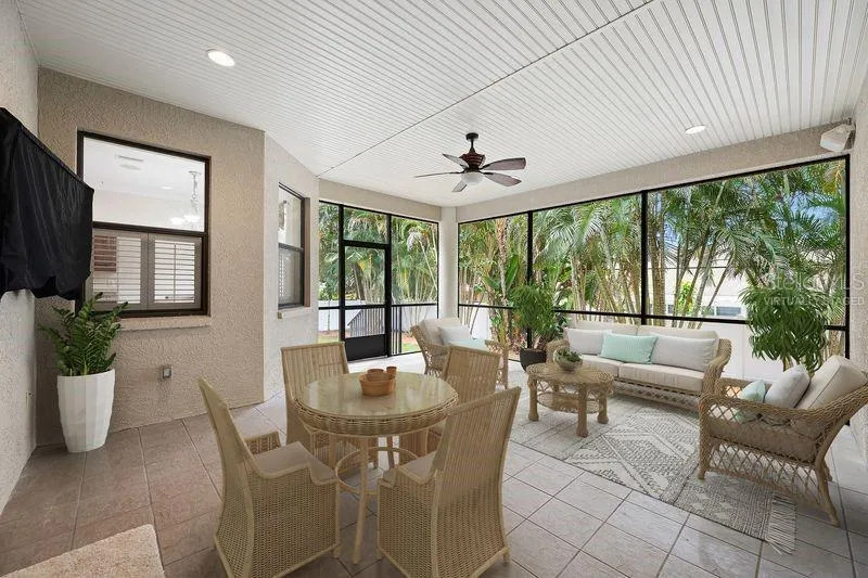 Virtually Staged Lanai