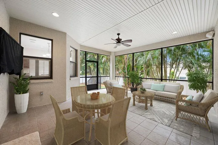 Virtually Staged Lanai