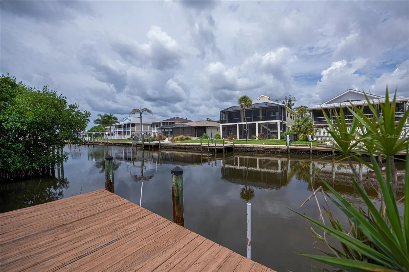 View from the dock