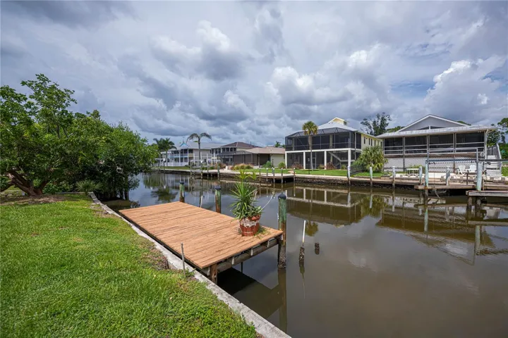 View from the dock