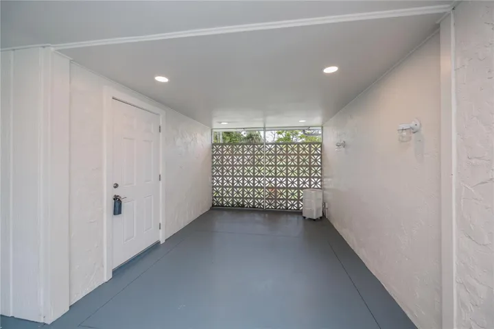 Massive front covered patio