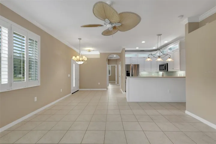From living room looking towards kitchen