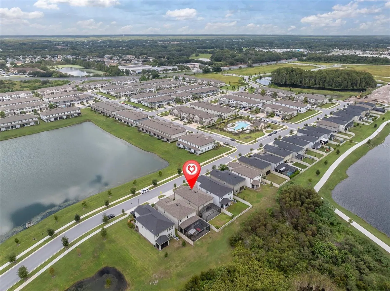 Home &amp; Community Aerial View
