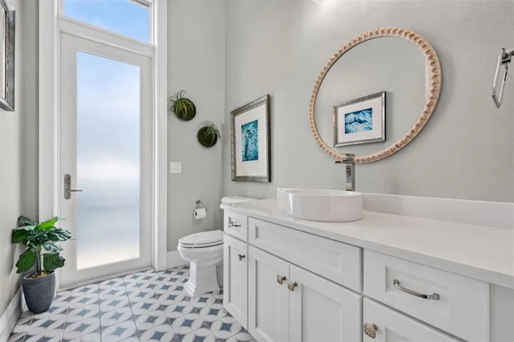Lower Level Guest/Pool Half Bath