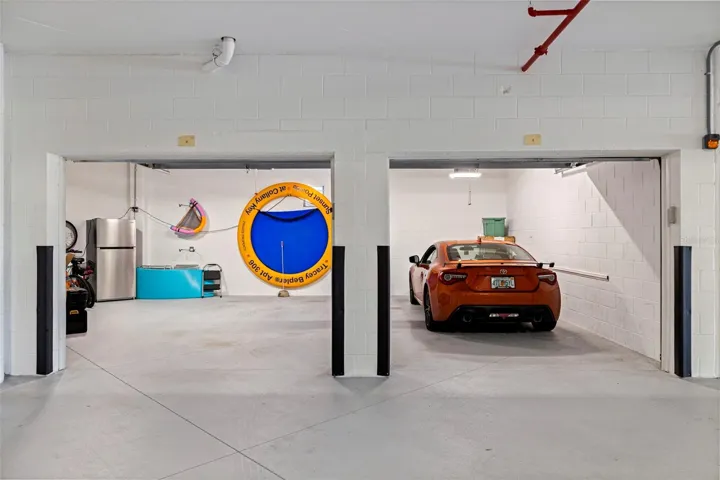 Spacious 2 Car Garage