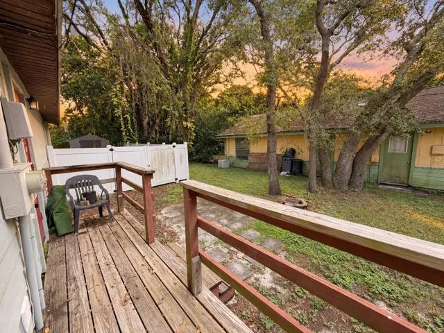 Back patio