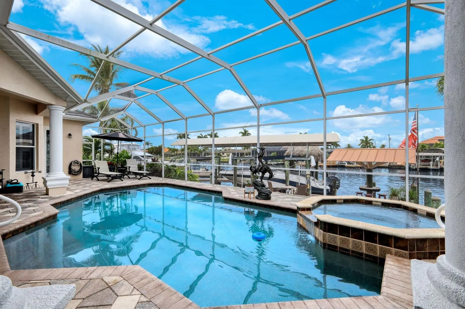 Heated Salt Water Pool and Spa
