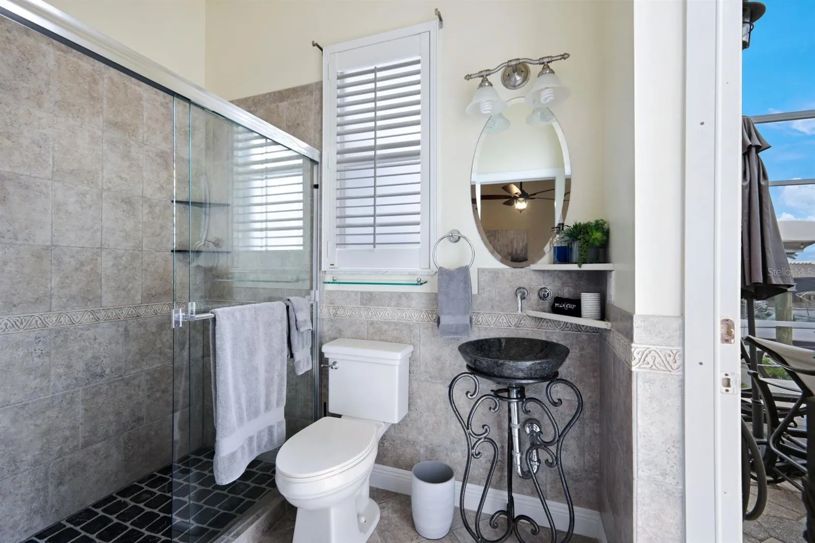 Pool Entry Bathroom