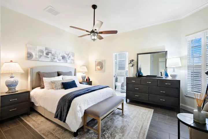 Guest Bedroom w/ Walk-in Closet and Pool Bath