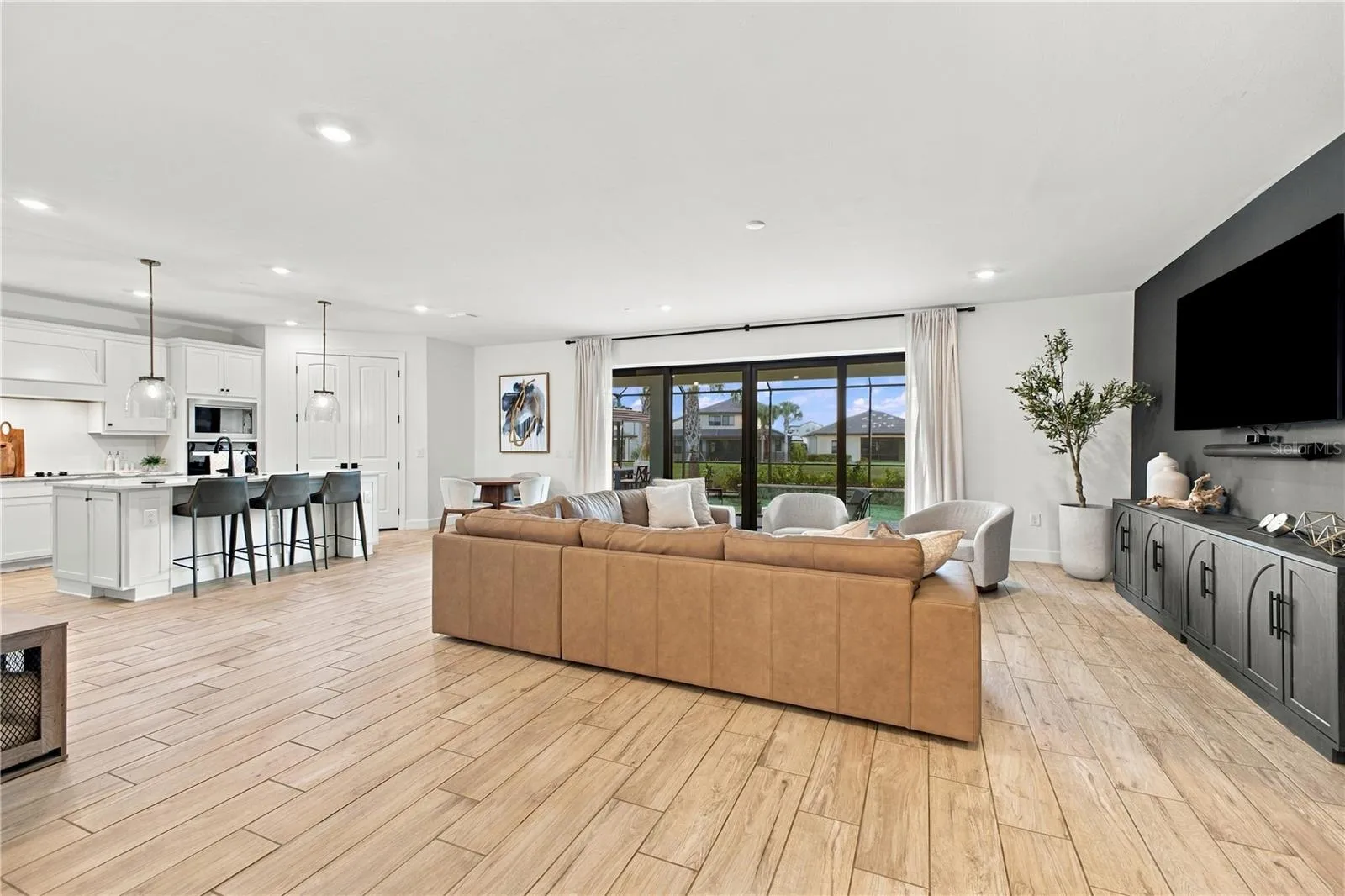 Family Room &amp; Kitchen