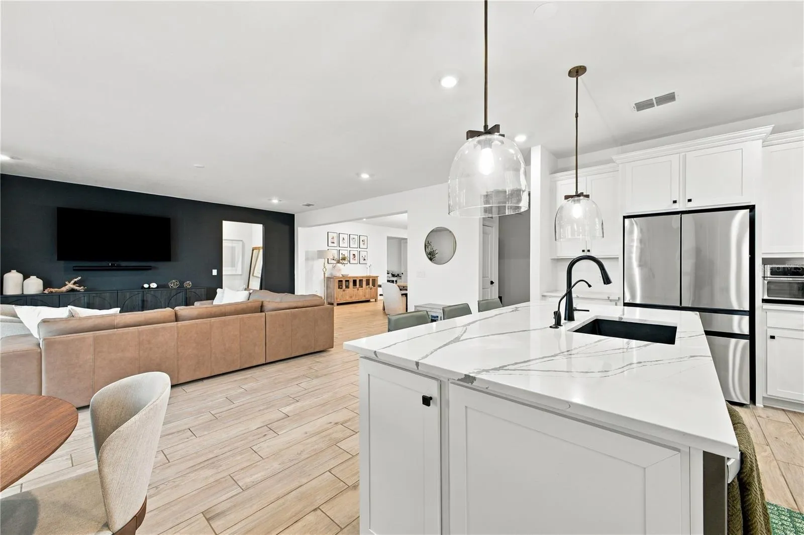 Kitchen to Family Room