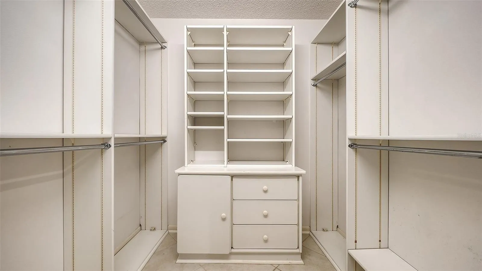 One of two master BR walk-in closets