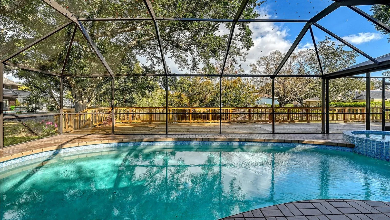 Screen-Enclosed Heated Pool &amp; Spa