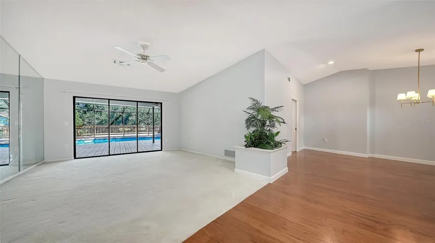 Living Room and Dining Room