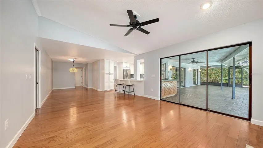 Family Room and informal dining room