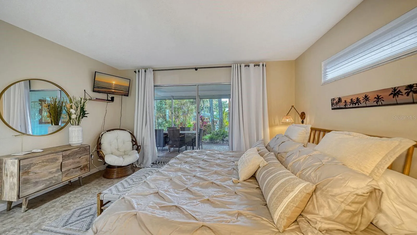 Owner's Suite with Glass Slider to the Lanai
