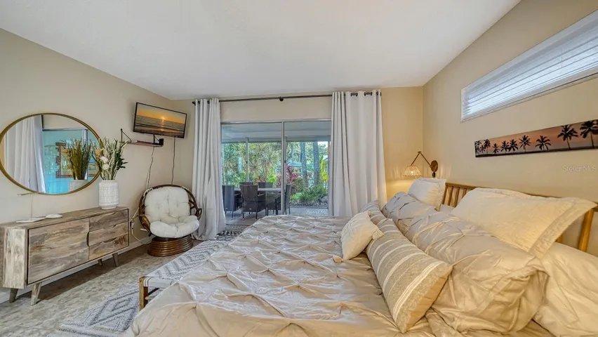 Owner's Suite with Glass Slider to the Lanai