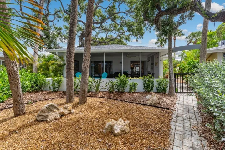 Rear View of Private Path from Pool to Your Villa