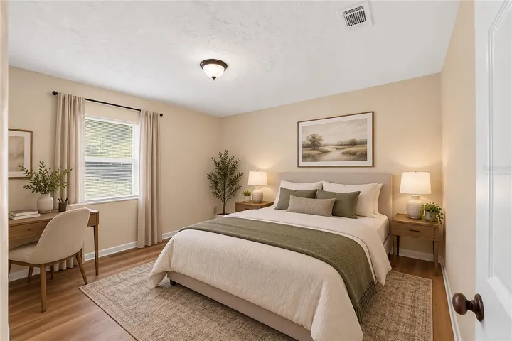 Virtually Staged Second Bedroom
