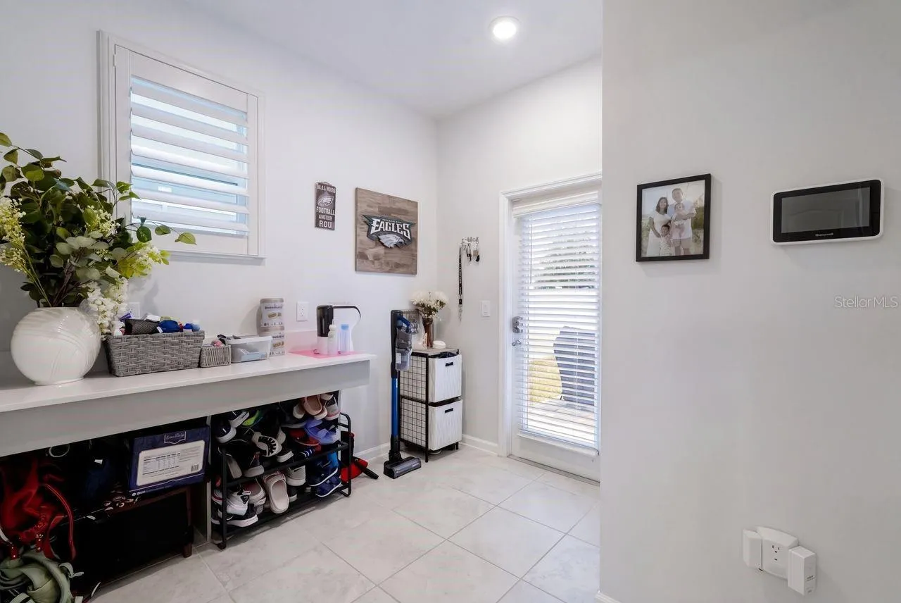 Drop Zone as you head to Fully Fenced Yard and Garage
