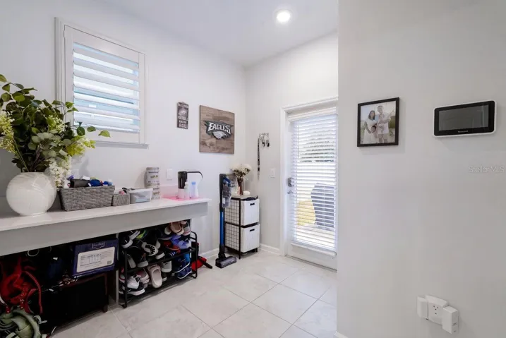 Drop Zone as you head to Fully Fenced Yard and Garage