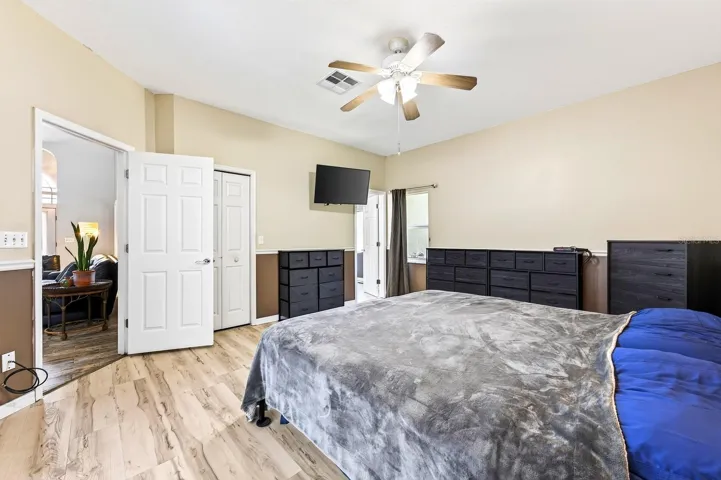 A thoughtfully designed SPLIT-BEDROOM FLOOR PLAN places the Primary Suite on one side of the home for added privacy.