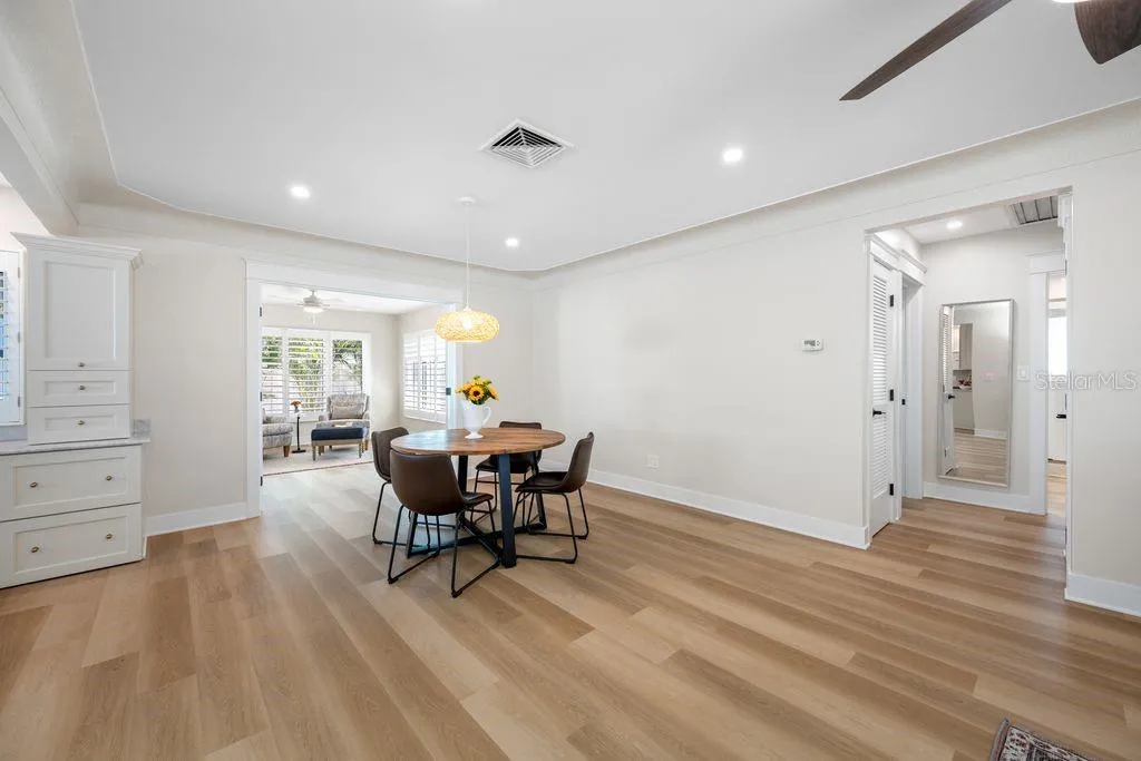 The Dining Room is centrally located - hallway to Bedrooms on the Right