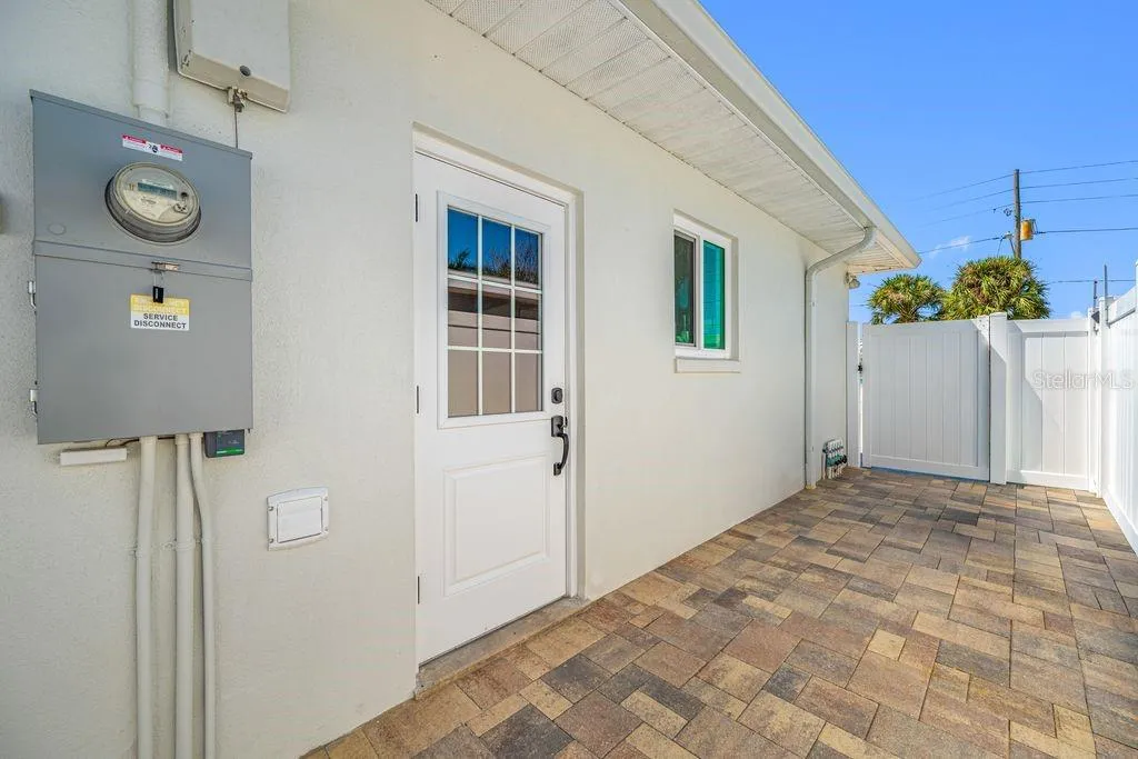 Left Side of House - Clean and Neat - Pedestrian Door to Garage