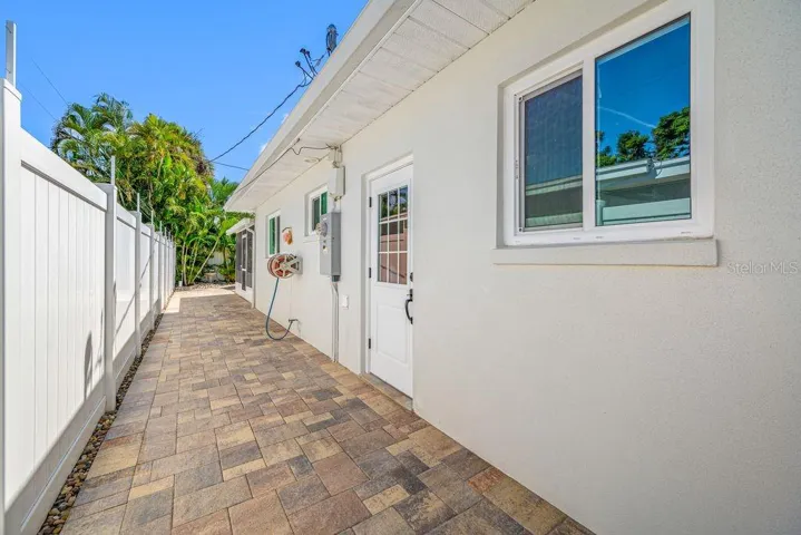 Left Side of Home from Front Gate - Low Maintenance