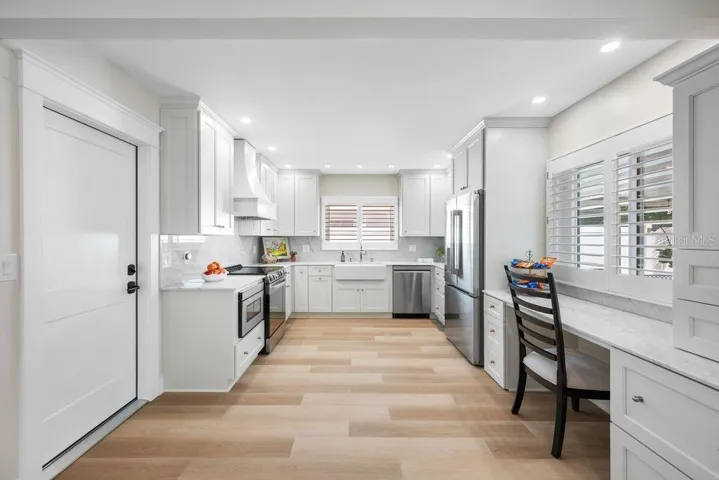 Brand new solid wood cabinets and all new appliances, dishwasher (2) years old