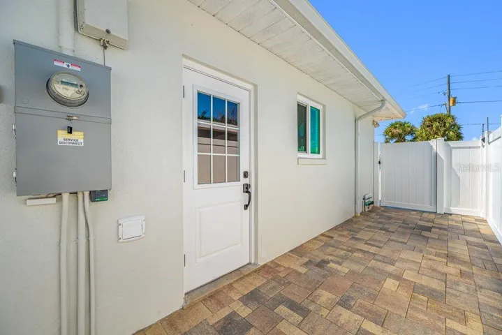 Left Side of House - Clean and Neat - Pedestrian Door to Garage