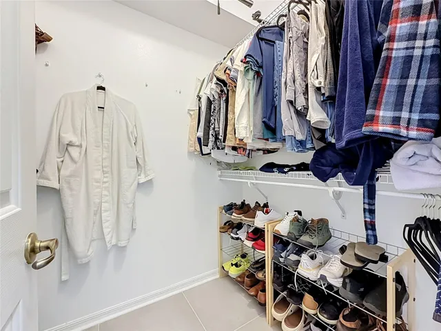 Spacious Walk In Closet