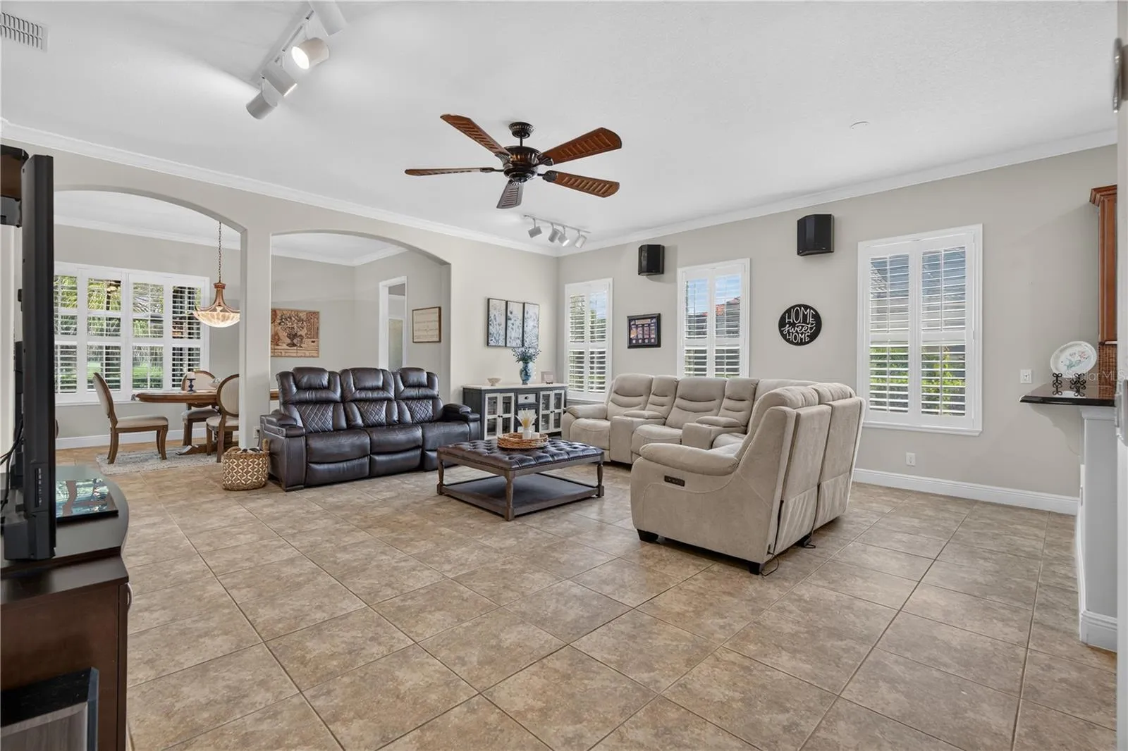 Family Room with Surround Sound