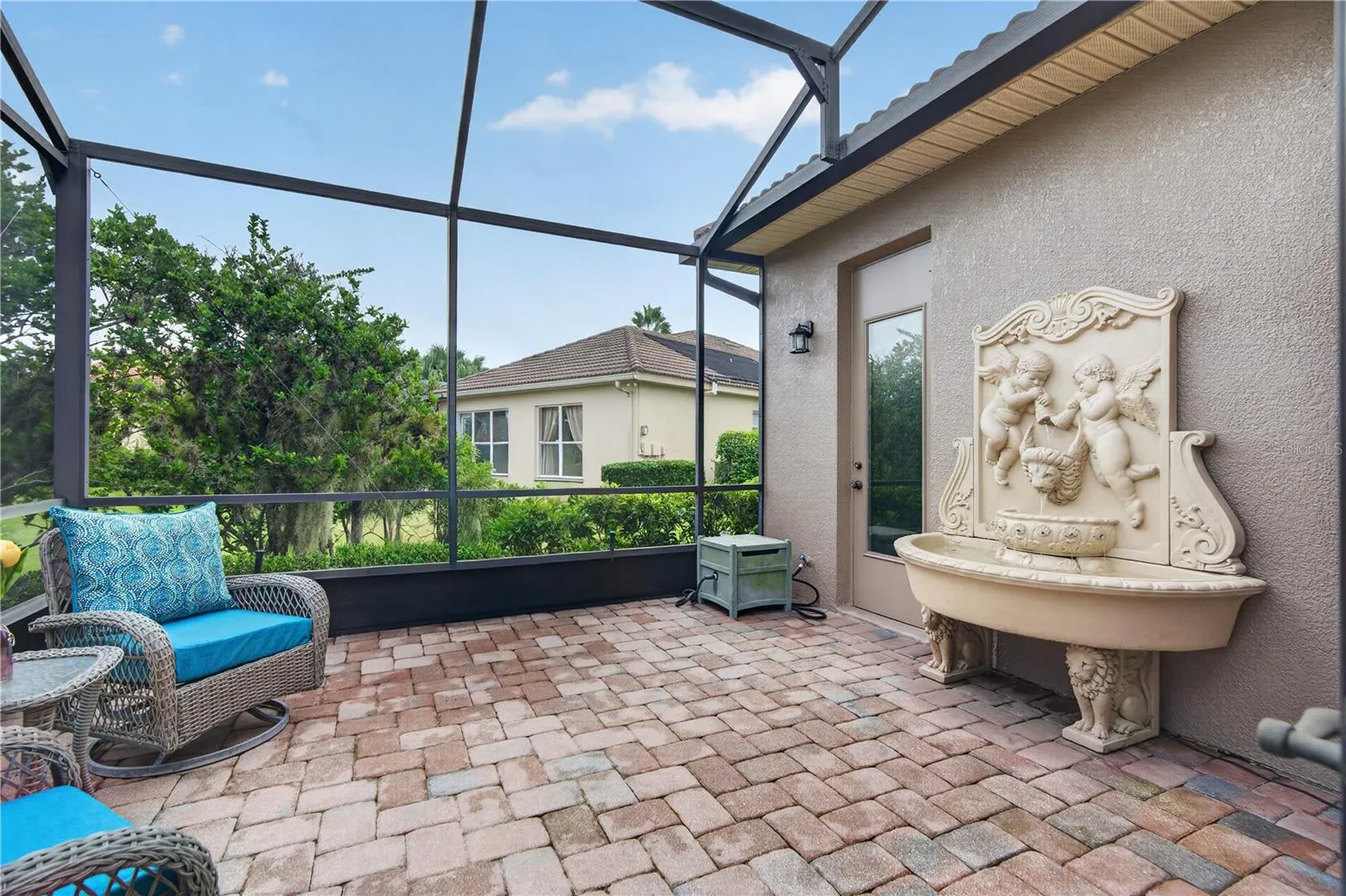 Screened-In Pavered Patio