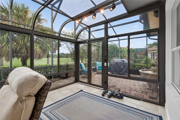 Florida Room with Beautiful Golf Course Views