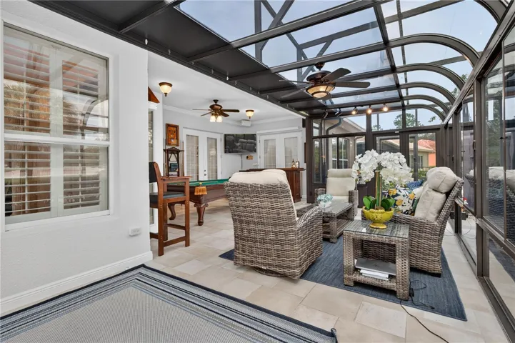 Bright Florida Room with Large Windows