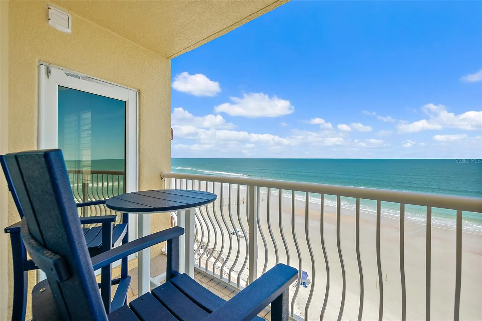 Oceanfront balcony