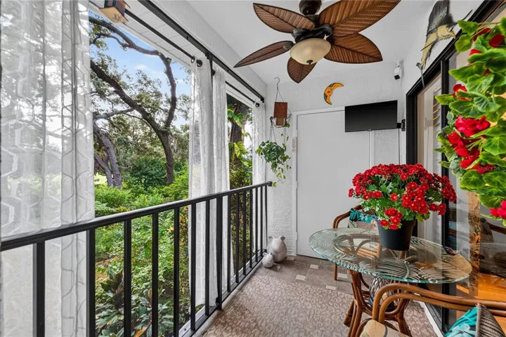Patio off bedrooms