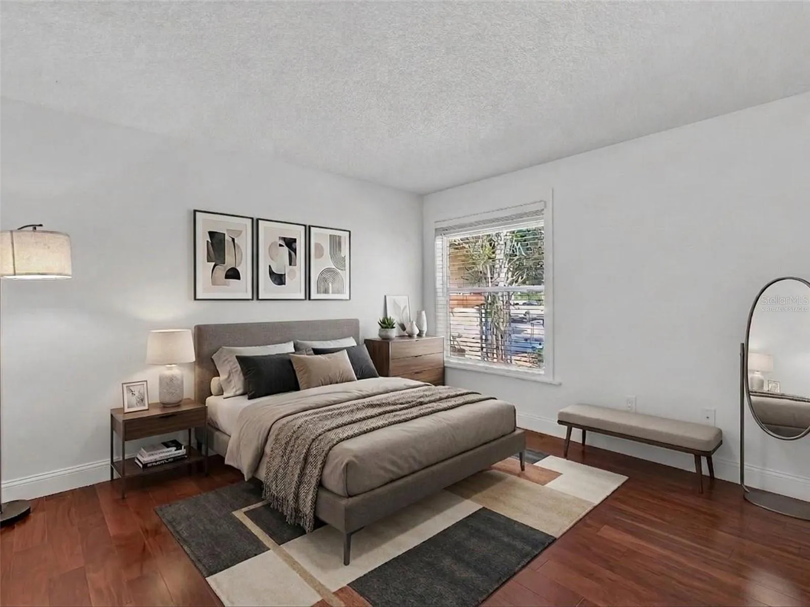 Virtually Staged Bedroom Three