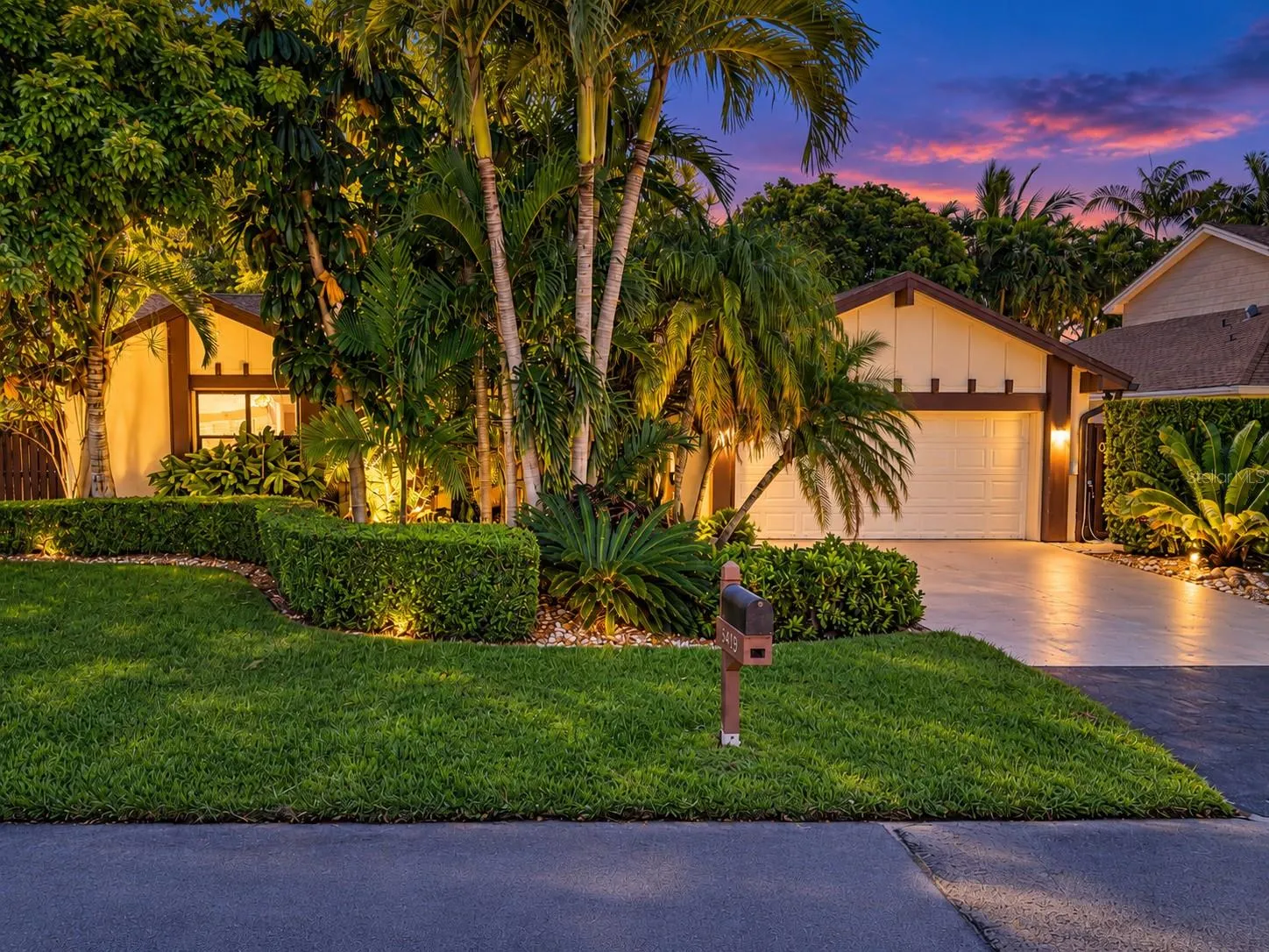 Private and shaded single story home in Lakes of the Meadows