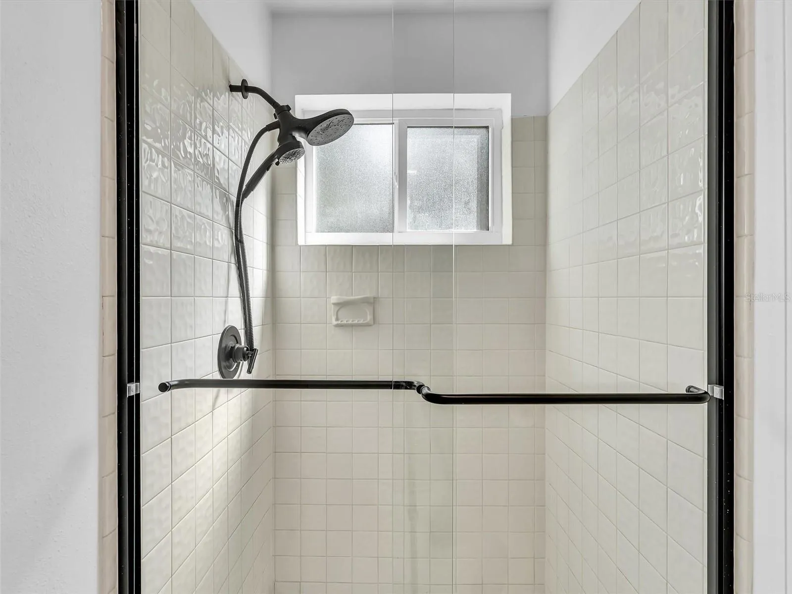 walk in shower with glass enclosure