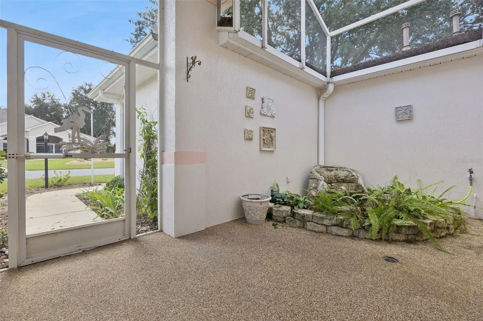 Front courtyard