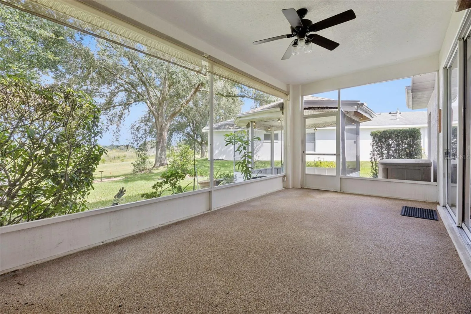 Rear patio