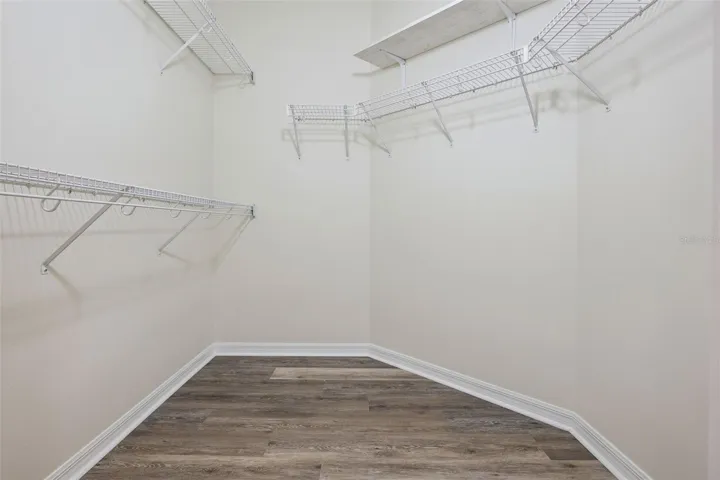 Primary closet