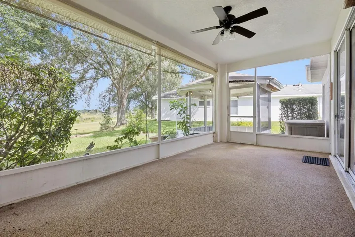 Rear patio