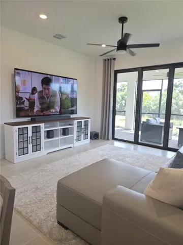 Living room with view the the Lanai
